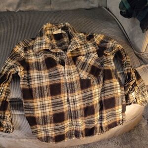 Toddler 4T Multiple Colors Plaid Button Flannel Shirt